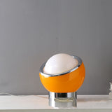 Francouzská opálová Bauhaus stolní lampa
