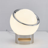 Francouzská opálová Bauhaus stolní lampa