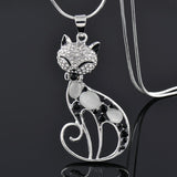 Irina | Collar Cats of Love en Plata de Ley con Circonitas