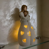 HeartGlow | Srdcové Teplé Socha Matky a Dcery Lampa