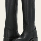 Delia – Kozačky do půli lýtek s úzkým střihem a strukturovanou podrážkou