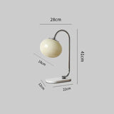 Stolní Lampa z Kovového a Skleněného Marshmallow