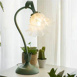 Vintage Květinová Stolní Lampa Nastavitelná