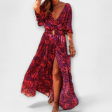 Sabrina - Dlouhé letní šaty v boho stylu