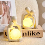 LoveLight | Klasická Romantická Obejmutí Socha Lampa