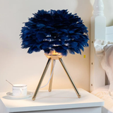 Missfeather™ - Stolní Lampa s Nastavitelnou Intenzitou a Luxusními Peřím