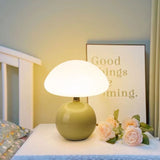Houbová lampa Francouzská krémová