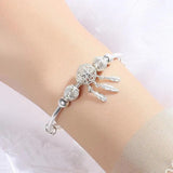 Pulsera Ajustable Atrapasueños en Plata