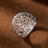 Anillo de Corazones de Plata