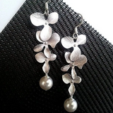 Collar y Pendientes Pétalos de Plata