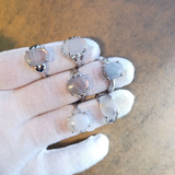 Conjunto de Anillos de Piedra Natural