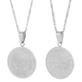 Collar con colgante redondo en forma de O