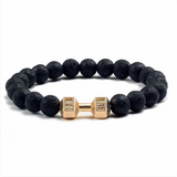 Pulsera de aromaterapia con piedras volcánicas