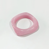 Pulsera Cuadrada Colorida de Acrílico