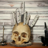 SkullSlice™ - Gotický držák nožů ve tvaru lebky