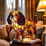 Lampa s vitráží Cavalier King Charles Spaniel