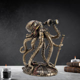 Kraken™ - Retro-futuristická steampunková socha chobotnice