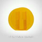 Vibrantní akrylová geometrická květinová váza