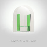 Vibrantní akrylová geometrická květinová váza