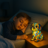 Svítící Pes - Ručně Vyráběná Lampa