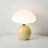 Houbová lampa Francouzská krémová