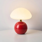 Houbová lampa Francouzská krémová