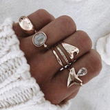 Anillos de plata vintage