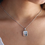 Collar vintage de plata