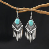 Pendientes vintage de turquesa