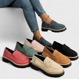 Danika - Pohodlné hrubé loafers boty