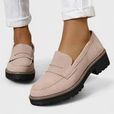 Danika - Pohodlné hrubé loafers boty