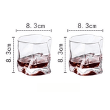 Transformační texturový skleničkový set na whiskey